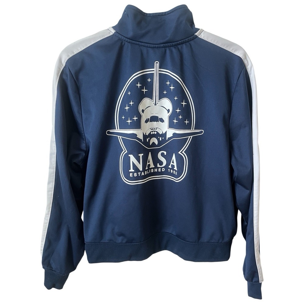 Mighty Fine NASA Youth Jacket X-Large Blue Athletic Training Sports Track‎